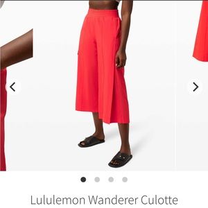 Lululemon wanderer culotte
